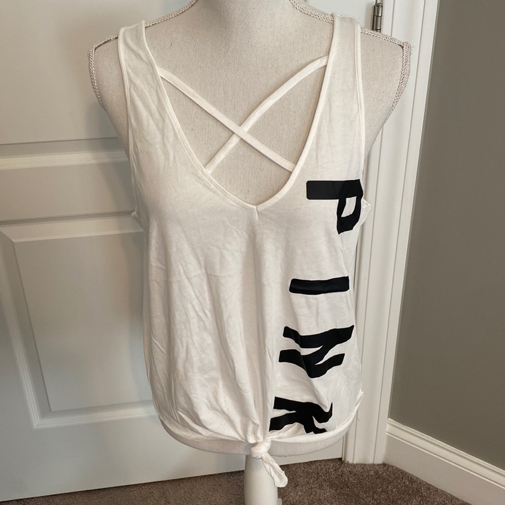 Victoria Secret PINK Knotted Tank with V Back ✨
